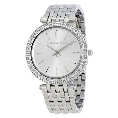 womens silver watches michael kors